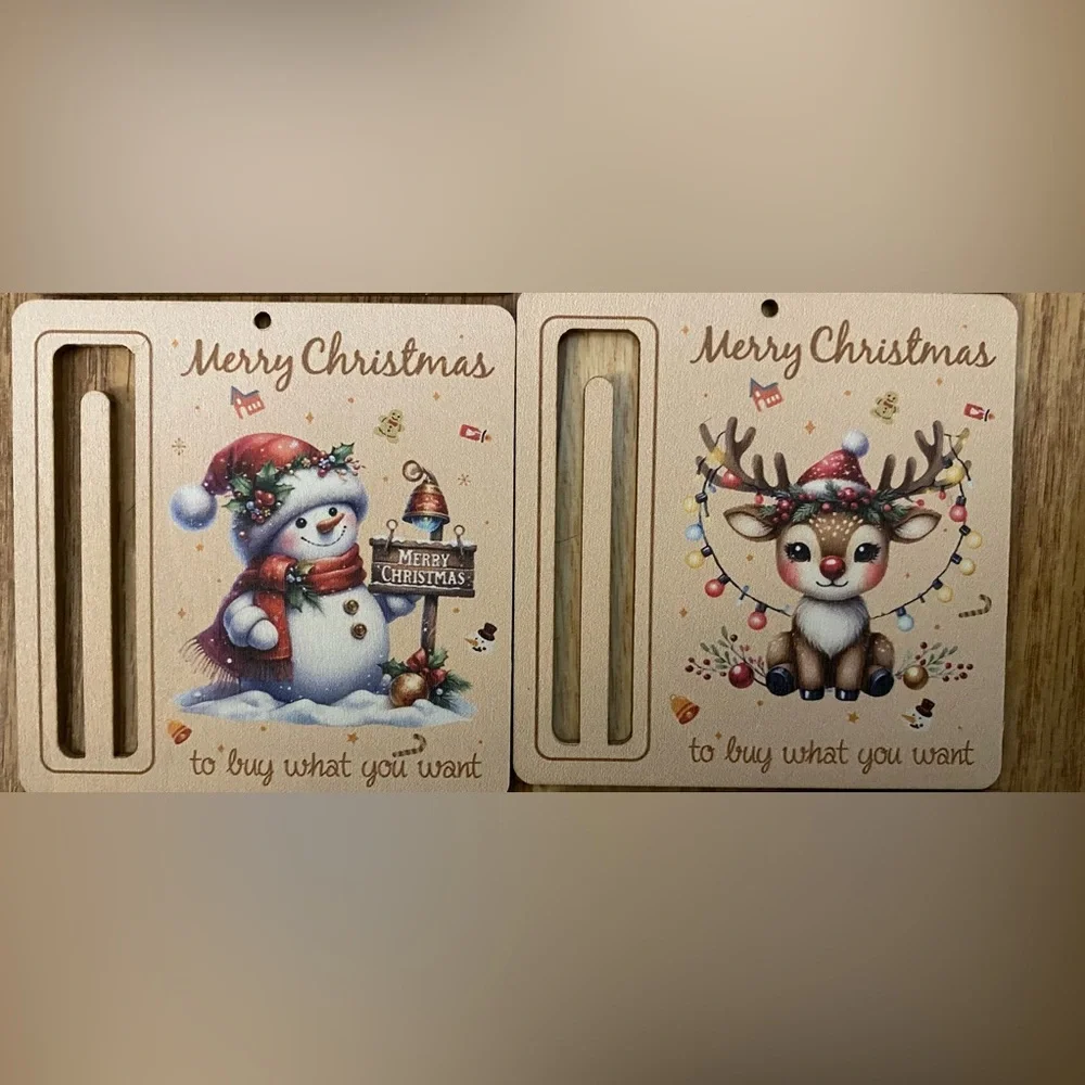 6 pcs Christmas Gift Money Clip Set, NWT